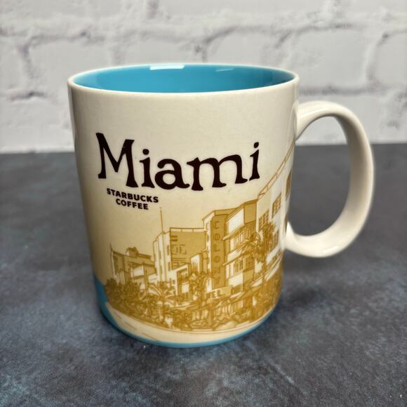 Starbucks Miami Global Icon Collector Series 16oz Mug - Picture 1 of 5